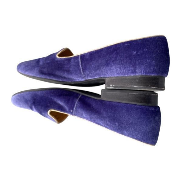 Jack Rogers Purple Velvet Flats with Corgi Embroidery size 9.5 - Picture 4 of 8